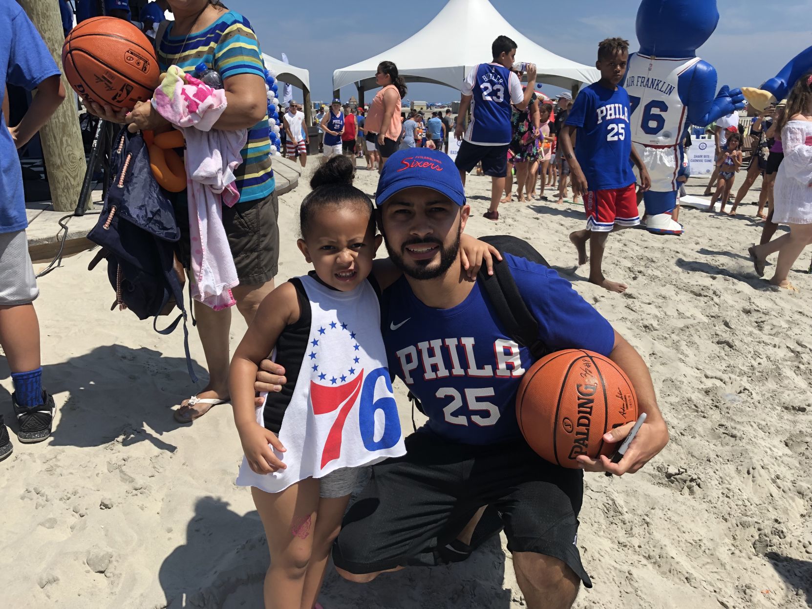 SEEN at 76ers Summer Shore Tour in Wildwood